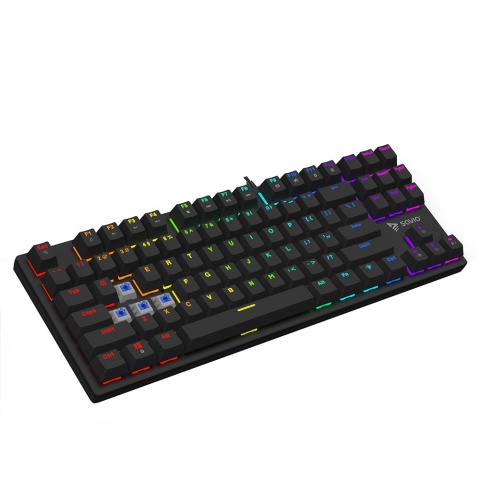 Klawiatura Mechaniczna SAVIO TEMPEST X2 Outemu Blue RGB TKL 87 Klawiszy