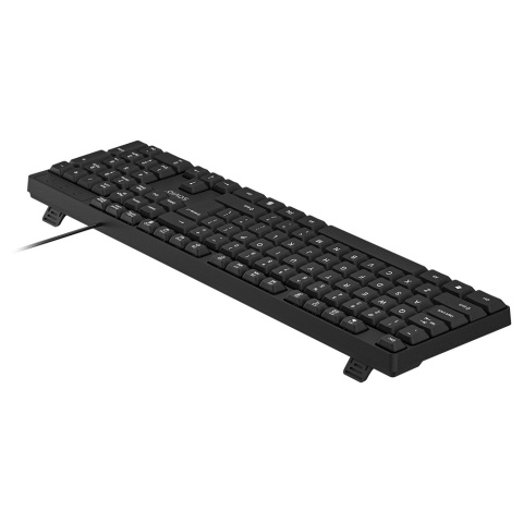 Klawiatura Przewodowa SAVIO KB-01 USB-A 104 Klawisze Slim Czarna