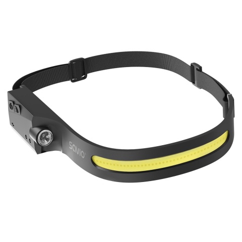 Latarka Czołowa LED SAVIO FL-02 350 lm 80 m COB XPE Czujnik Ruchu