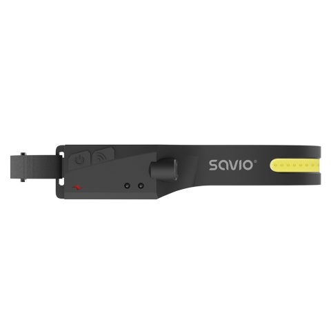 Latarka Czołowa LED SAVIO FL-02 350 lm 80 m COB XPE Czujnik Ruchu