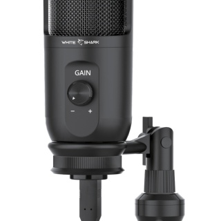 Mikrofon Pojemnościowy White Shark TAUS USB Kardioidalny 24 bit 192 kHz