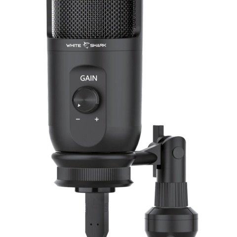 Mikrofon Pojemnościowy White Shark TAUS USB Kardioidalny 24 bit 192 kHz