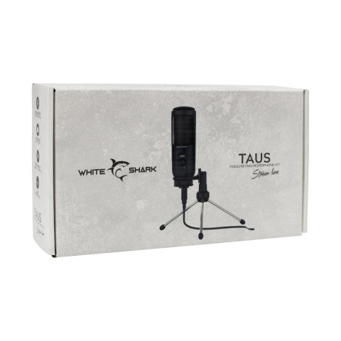 Mikrofon Pojemnościowy White Shark TAUS USB Kardioidalny 24 bit 192 kHz