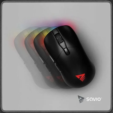 Podkładka pod Mysz SAVIO Turbo Dynamic S Grey 250 × 250 mm Speed