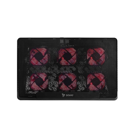 Podstawka Chłodząca SAVIO COS-01 6 Wentylatorów Laptop 17,3″ LED