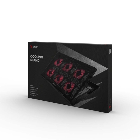 Podstawka Chłodząca SAVIO COS-01 6 Wentylatorów Laptop 17,3″ LED