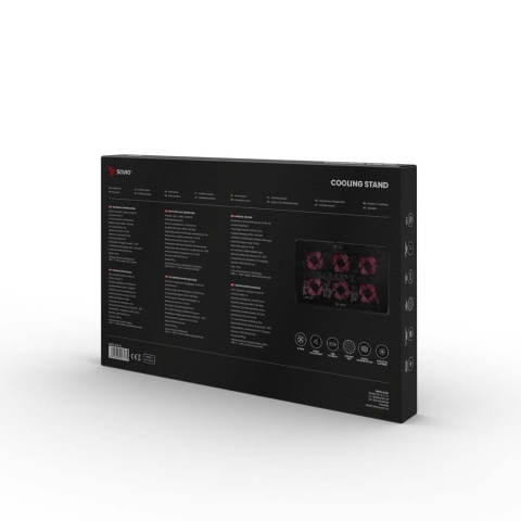 Podstawka Chłodząca SAVIO COS-01 6 Wentylatorów Laptop 17,3″ LED