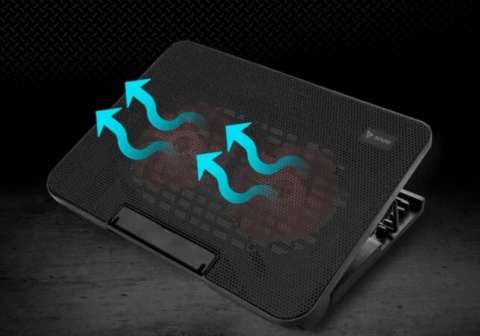 Podstawka Chłodząca SAVIO COS-02 Pod Laptop 17,3" 2 Wentylatory LED