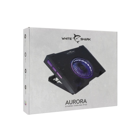 Podstawka Chłodząca White Shark AURORA RGB do Laptopa 17,3 cala