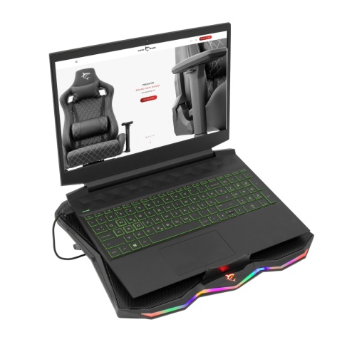 Podstawka Chłodząca White Shark GLACIER do Laptopa 17,3 cala USB