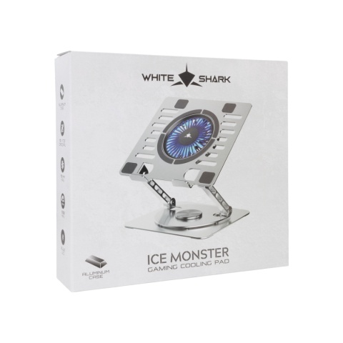 Podstawka Chłodząca White Shark ICE MONSTER do Laptopa 17,3 cala