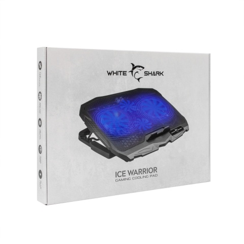 Podstawka Chłodząca White Shark ICE WARRIOR do Laptopa <17,3 cala