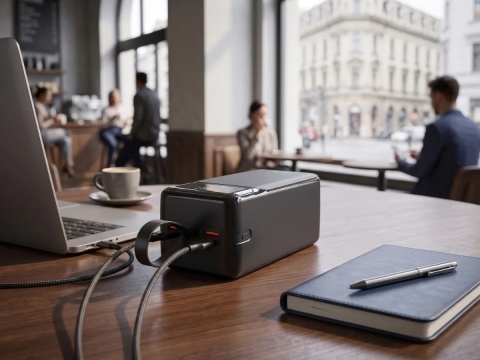 Powerbank SAVIO BA-14 50000 mAh 20W USB-C USB-A Szybkie Ładowanie Czarny