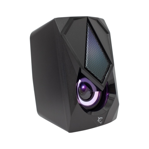 Głośniki Komputerowe White Shark BEAT 2.0 USB RGB 6W Czarne