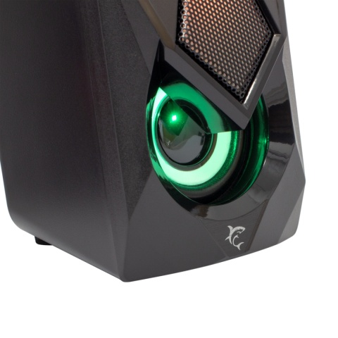Głośniki Komputerowe White Shark BEAT 2.0 USB RGB 6W Czarne