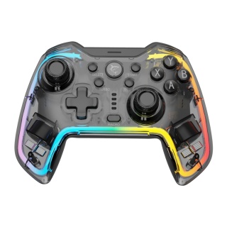 Gamepad Bezprzewodowy White Shark PRAETORIAN Bluetooth RGB PC PS4 Switch