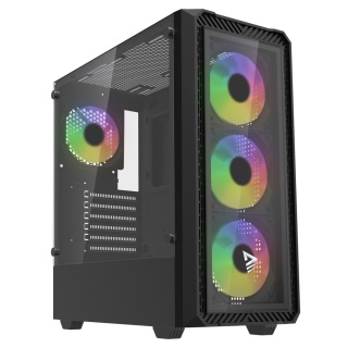 Obudowa Gamingowa SAVIO NOCTIS GLASS RGB X1 4 Wentylatory Szkło