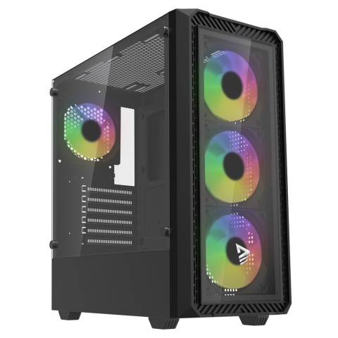 Obudowa Gamingowa SAVIO NOCTIS GLASS RGB X1 4 Wentylatory Szkło