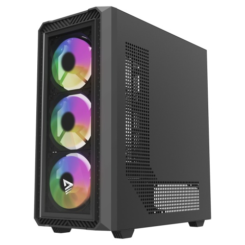 Obudowa Gamingowa SAVIO NOCTIS GLASS RGB X1 4 Wentylatory Szkło