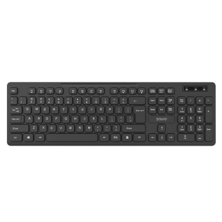 Klawiatura Bezprzewodowa SAVIO KB-02 USB 2,4 GHz 104 Klawisze Slim
