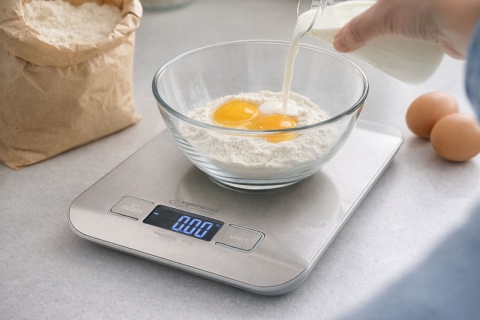 Waga Kuchenna Esperanza Pineapple EKS001 5 kg 1 g LCD Stal Nierdzewna