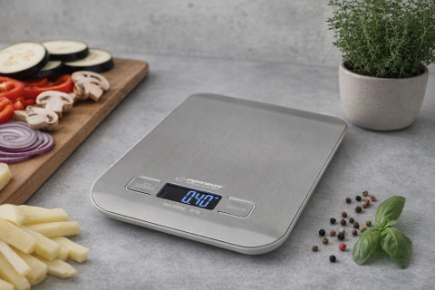 Waga Kuchenna Esperanza Pineapple EKS001 5 kg 1 g LCD Stal Nierdzewna