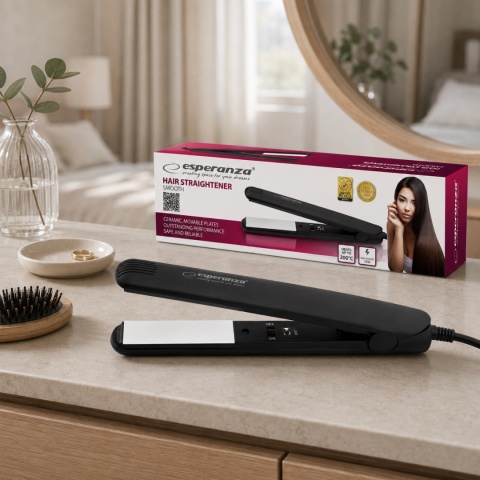 Prostownica do Włosów Esperanza Smooth EBP001 Ceramiczna 200°C 35W