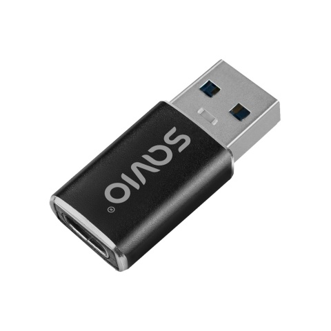 Adapter SAVIO AK-81 USB-C Żeński na USB-A Męski 3.1 5 Gb/s OTG