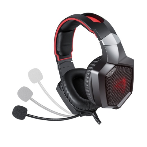 Słuchawki Gamingowe SAVIO FORGE Mikrofon Stereo 50 mm LED Jack USB