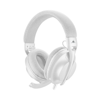 Słuchawki Gamingowe White Shark PARROT Mikrofon 40 mm Biało-Szare PC/PS4/PS5