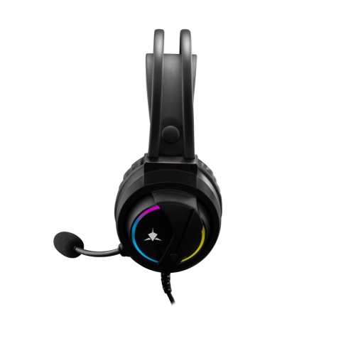 Słuchawki Gamingowe White Shark WOLF USB Mikrofon LED 50 mm czarne 20 - 20kHz