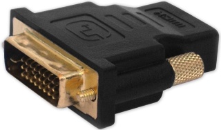 Adapter SAVIO CL-21 HDMI Żeński na DVI-D Męski 24+1 Pozłacany