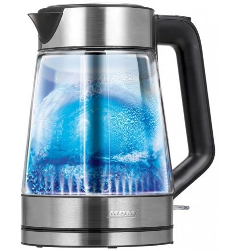 Czajnik Szklany MPM MCZ-122 1,7L 2200W Podświetlany Inox 360°