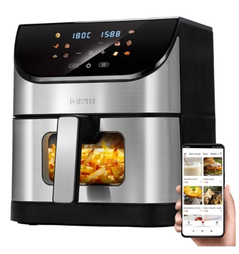 Frytkownica Beztłuszczowa Air Fryer MPM MFR-10M/WIFI 6L 1500W WiFi TUYA