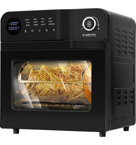 Frytkownica Beztłuszczowa AirFryer MPM MFR-15 16L 1900W 12 Programów Obrotowy Kosz 360°