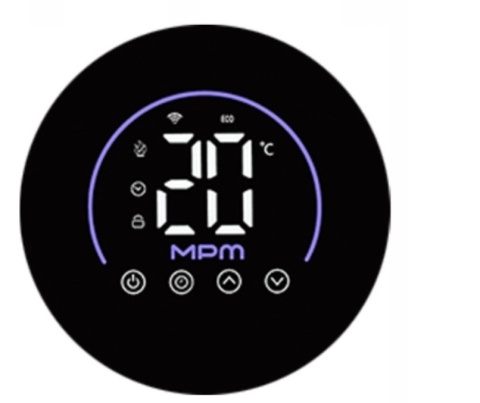 Grzejnik Elektryczny na Podczerwień MPM MUG-23 600W WiFi Tuya Pilot LED