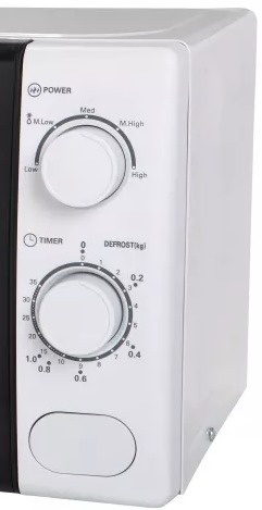 Kuchenka Mikrofalowa MPM-20-KMM-12/W 20L 700W 5 Poziomów Mocy Biała
