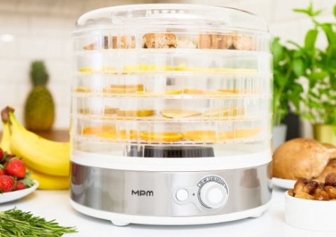 Suszarka Spożywcza MPM MSG-11 500W 5 Sit 31 cm Regulacja Temperatury 35–70°C