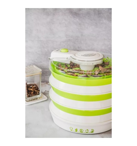 Suszarka Spożywcza do Grzybów MPM MSG-06 400W 6 Sit 30 cm 2 Poziomy Nawiewu