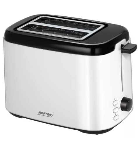 Toster MPM MTO-07 800W 2 Komory 7 Poziomów Opiekania Rozmrażanie Biały