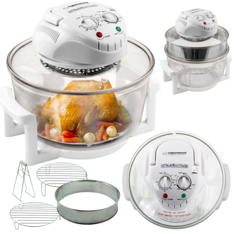 Kombiwar halogenowy 18L Esperanza EKO003 1400W piekarnik grill bez tłuszczu