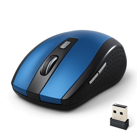 Mysz Bezprzewodowa Media-Tech RATON PRO MT1113B 1600 CPI 2.4GHz Czarno-Niebieska