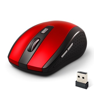 Mysz Bezprzewodowa Media-Tech RATON PRO MT1113R 1600 CPI 2.4GHz Czerwono-Czarna