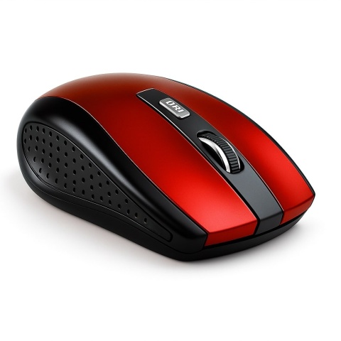 Mysz Bezprzewodowa Media-Tech RATON PRO MT1113R 1600 CPI 2.4GHz Czerwono-Czarna