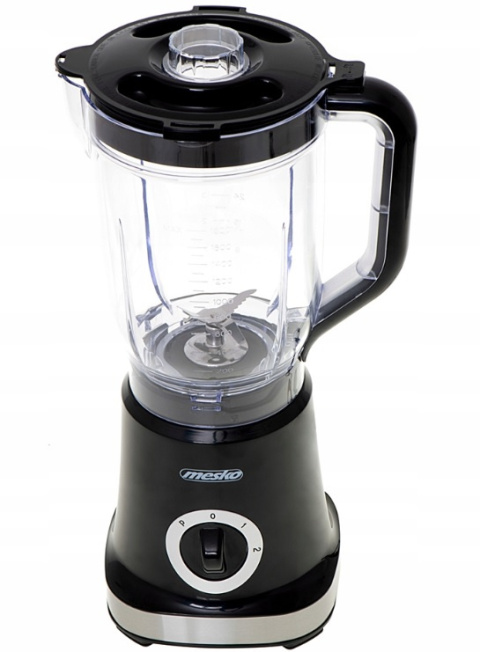 BLENDER KIELICHOWY 1000W 1.8L PULSE CZARNY 3 BIEGI