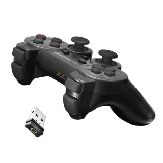 Gamepad bezprzewodowy PC / PS3 – Pad do gier USB 2.4GHz + Wibracje