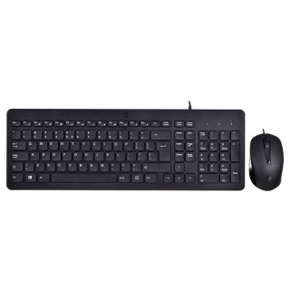 Zestaw klawiatura + mysz HP 150 Wired Mouse and Keyboard przewodowe czarne