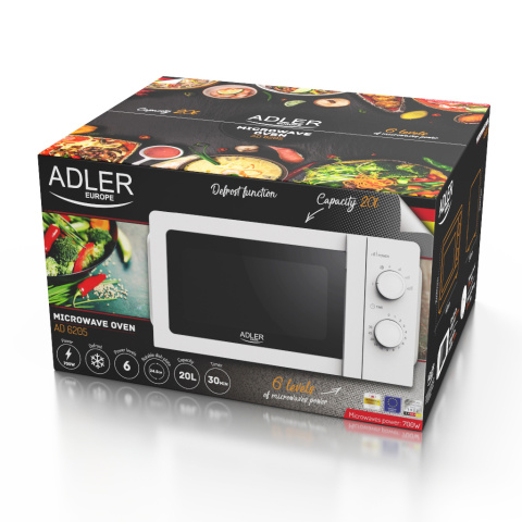 Adler AD 6205 Kuchenka mikrofalowa 20 L