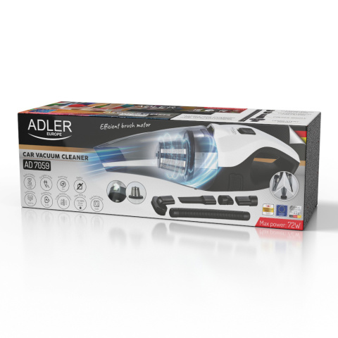 Adler AD 7059 Odkurzacz samochodowy - USB C / 12 V