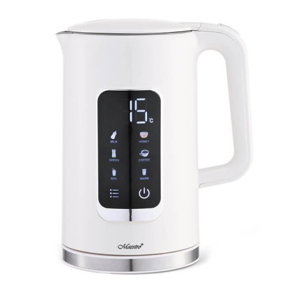 Czajnik elektryczny Maestro MR-024 1,7L 2200W regulacja temperatury dotykowy biały